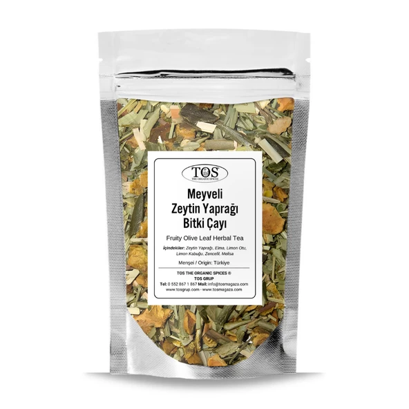 Meyveli Zeytin Yaprağı Bitki Çayı 100 gr (1. Kalite) ürün görseli 1