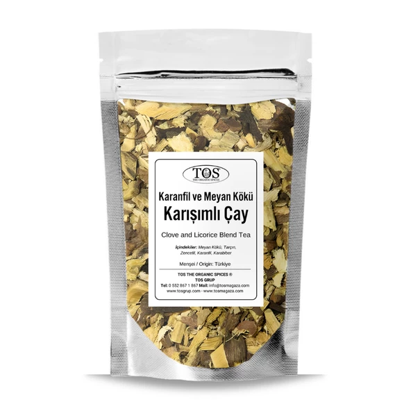 Karanfil ve Meyan Kökü Karışımlı Çay 100 gr (1. Kalite) ürün görseli 1