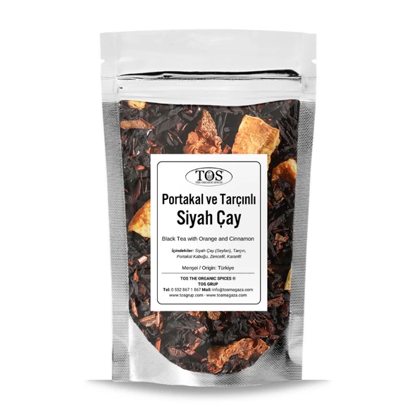 Portakal ve Tarçınlı Siyah Çay 40 gr (1. Kalite) ürün görseli 1