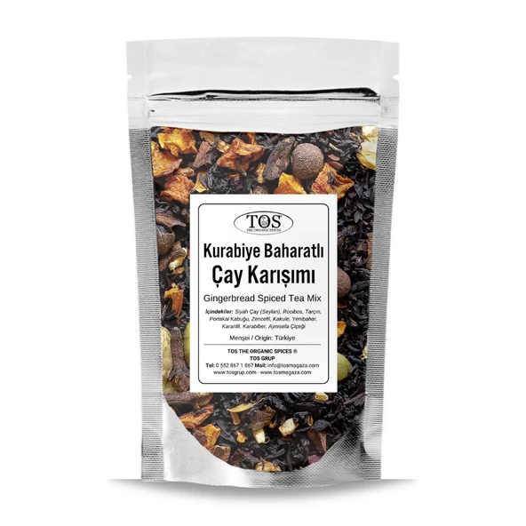 Zencefilli Kurabiye Baharatlı Çay Karışımı 100 gr (1. Kalite) ürün görseli 1
