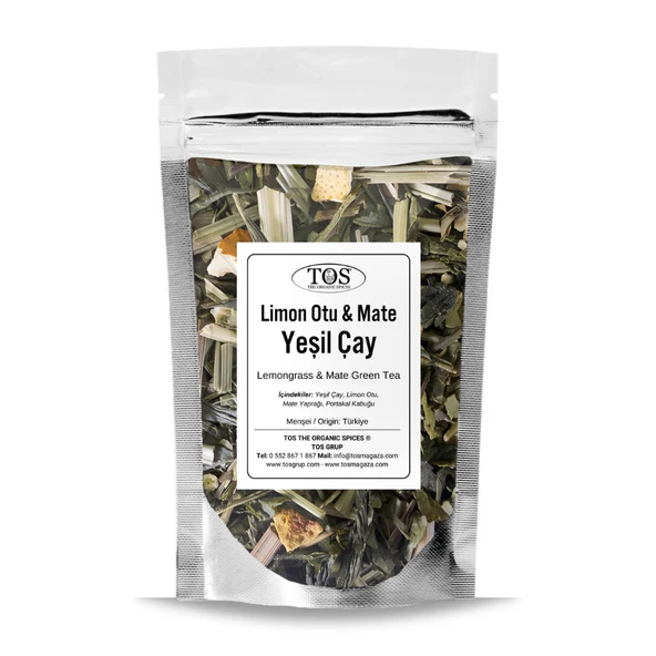 Limon Otu & Mate Yeşil Çay 250 gr (1. Kalite)