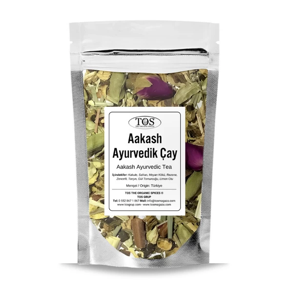 Aakash Ayurvedik Bitkisel Çay 250 gr (1. Kalite) ürün görseli 1