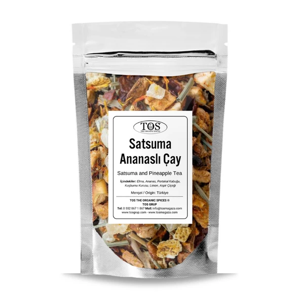 Satsuma ve Ananaslı Çay 100 gr (1. Kalite)