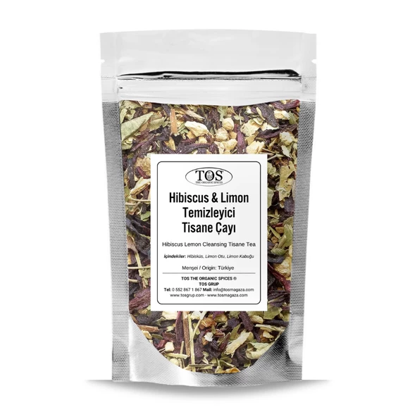 Hibiscus Limon Temizleyici Tisane Çayı 100 gr (1. Kalite)