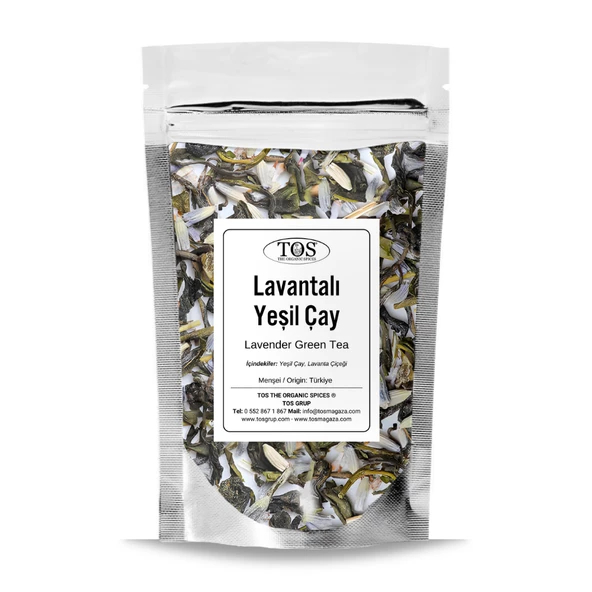 Lavantalı Yeşil Çay 40 gr (1. Kalite)