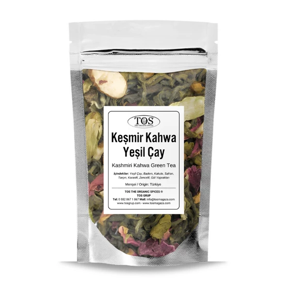 Keşmir Kahwa Yeşil Çay 40 gr (1. Kalite) ürün görseli 1
