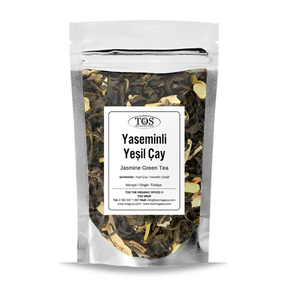 Yasemin Çiçeği ve Yeşil Çay 250 gr (1. Kalite)