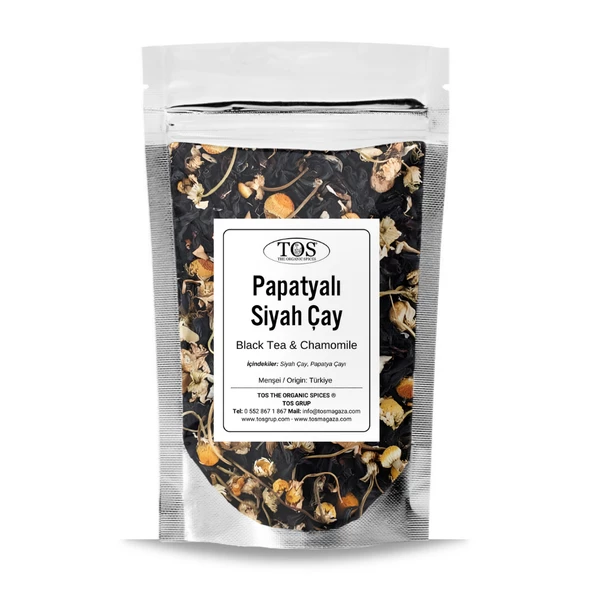 Siyah Çay & Papatya Çayı 250 gr (1. Kalite)