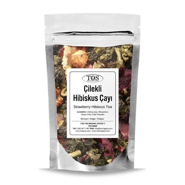 Çilekli Ebegümeci Çayı 40 gr (1. Kalite)