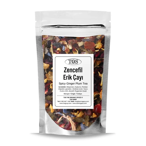 Baharatlı Zencefil Erik Çayı 40 gr (1. Kalite)