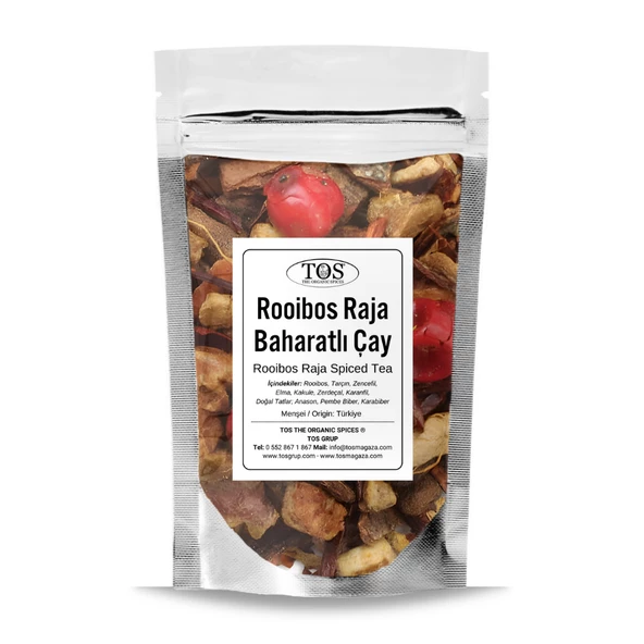 Rooibos Raja Baharatlı Çay 40 gr (1. Kalite)