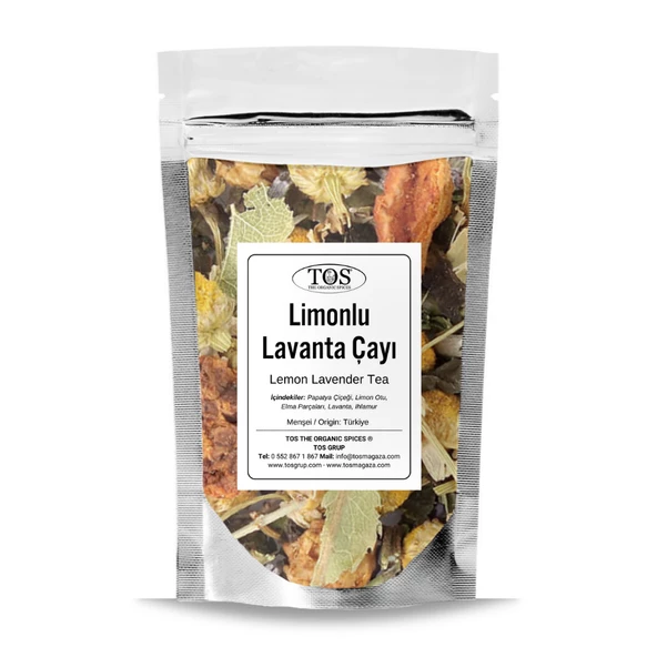 Limonlu Lavanta Çayı 100 gr (1. Kalite)