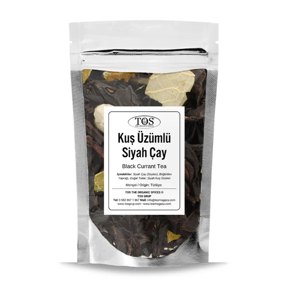 Siyah Kuş Üzümü Çayı 40 gr (1. Kalite) ürün görseli 1