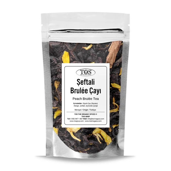 Şeftali Brulee Çayı 250 gr (1. Kalite)