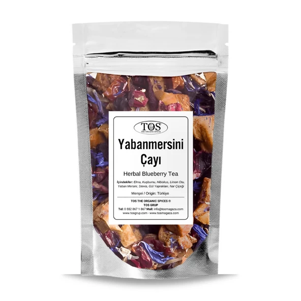 Bitkisel Yabanmersini Çayı 250 gr (1. Kalite)