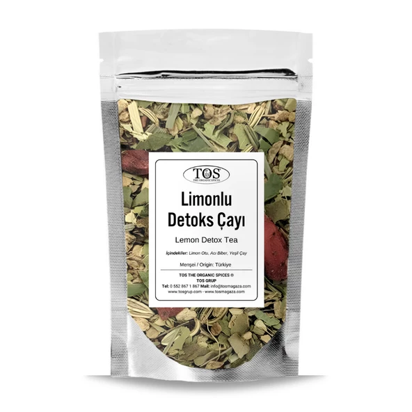 Limonlu Detoks Çayı 40 gr (1. Kalite) ürün görseli 1