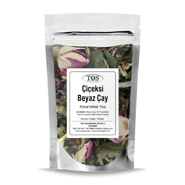 Çiçeksi Beyaz Çay 40 gr (1. Kalite)