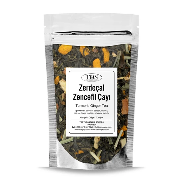 Zerdeçal Zencefil Çayı 250 gr (1. Kalite)