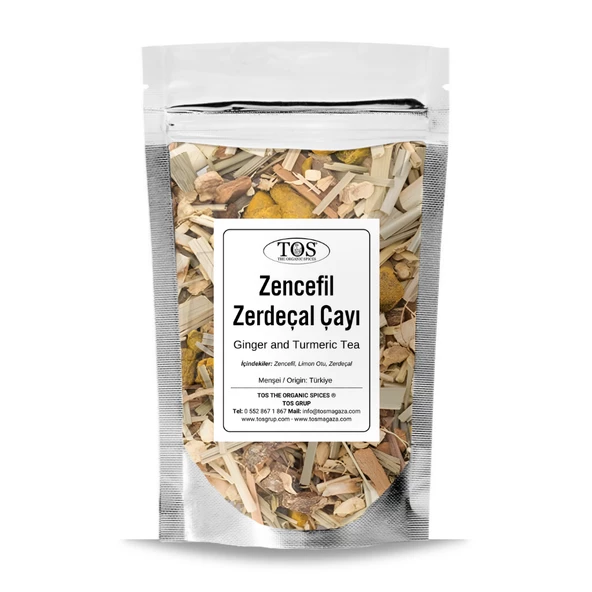 Zencefil ve Zerdeçal Çayı 100 gr (1. Kalite)