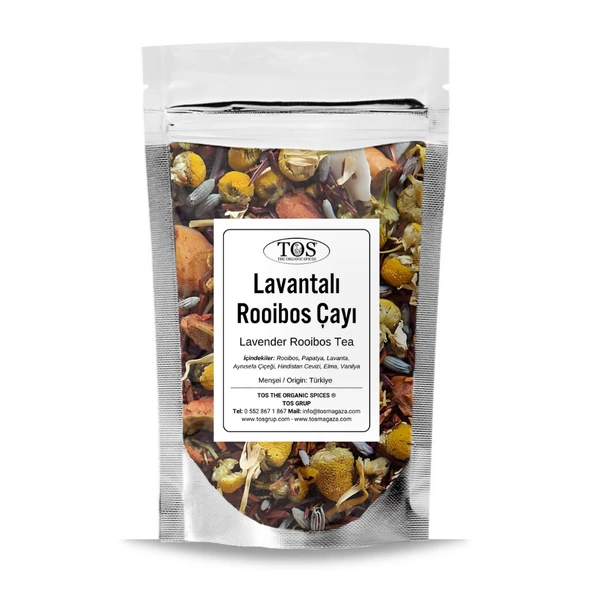 Lavantalı Rooibos Çayı 250 gr (1. Kalite)
