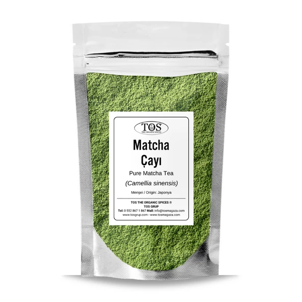 Saf Matcha Çayı 100 gr (1. Kalite) Pure Matcha Tea