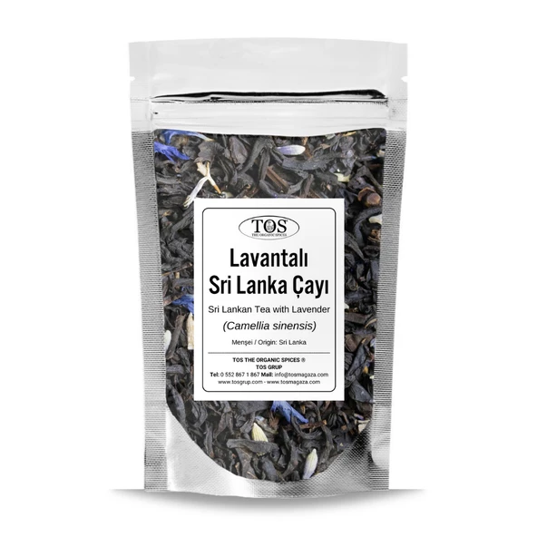 Lavantalı Sri Lanka Çayı 500 gr (1. Kalite)
