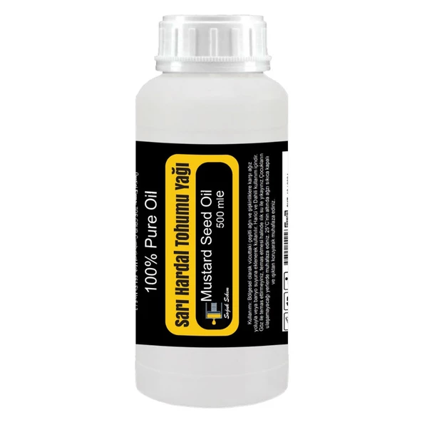 Sarı Hardal Tohumu Yağı 500 ml (Soğuk Sıkım)
