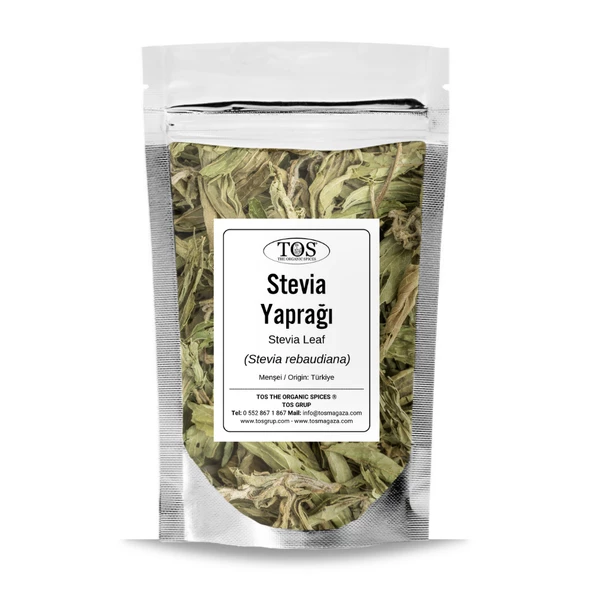 Stevia Yaprağı 100 gr (1. Kalite) Stevia rebaudiana