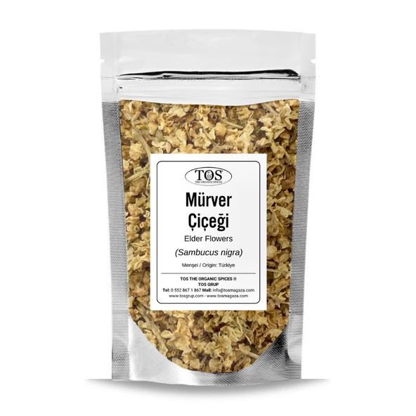 Mürver Çiçeği 50 gr (1. Kalite) Sambucus nigra