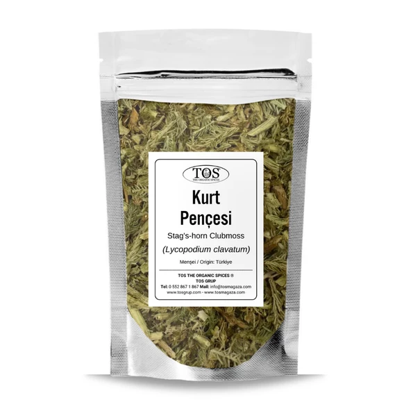 Kurt Pençesi 100 gr (1. Kalite) Lycopodium clavatum