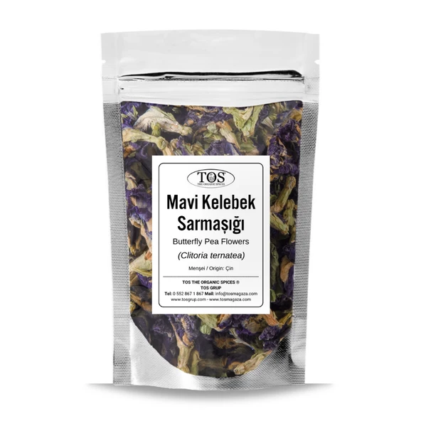 Mavi Kelebek Sarmaşığı 25 gr (1. Kalite) Clitoria ternatea