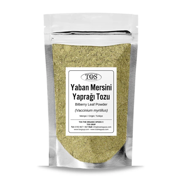 Yaban Mersini Yaprağı Tozu 500 gr (1. Kalite) Vaccinium myrtillus