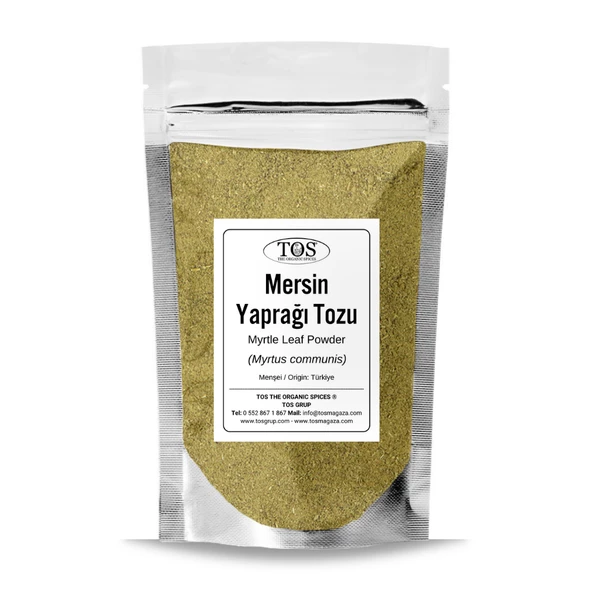 Mersin Yaprağı Tozu 500 gr (1. Kalite) Myrtus communis