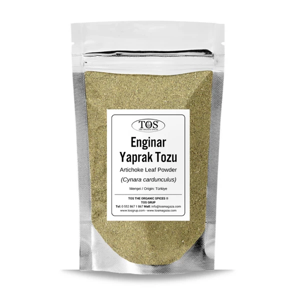 Enginar Yaprağı Tozu 500 gr (1. Kalite) Cynara cardunculus