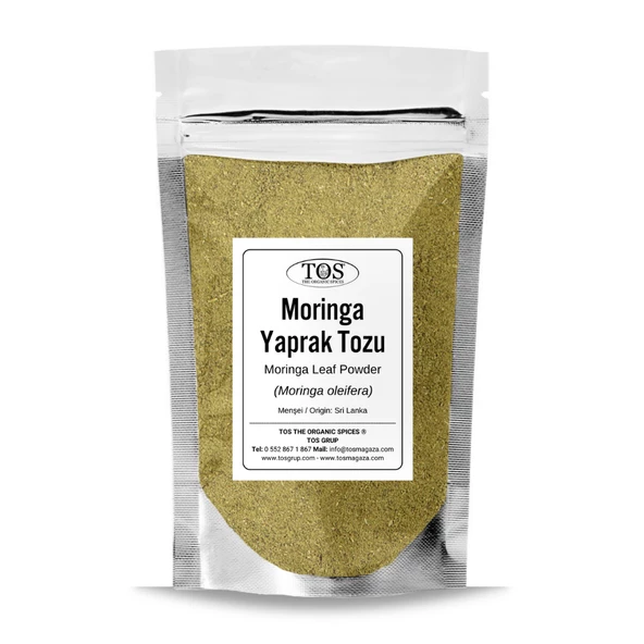 Moringa Yaprak Tozu 500 gr (1. Kalite) Moringa oleifera