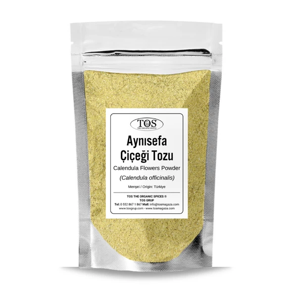 Aynısefa Çiçeği Tozu 100 gr (1. Kalite) Calendula officinalis