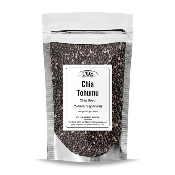 Chia Tohumu 100 gr (1. Kalite) Salvia hispanica