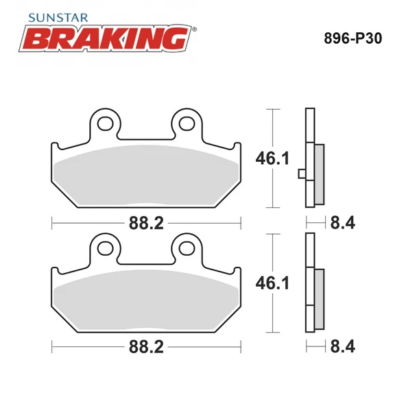 SİNTERLİ ARKA FREN BALATASI / SUZUKI / AN 650 BURGMAN / 650cc / ARKA  / 2004-2005-2006-2007-2008-2009-2010-2011-2012-2013-2014-2015-2016-2017-2018-2019 - Resim 2