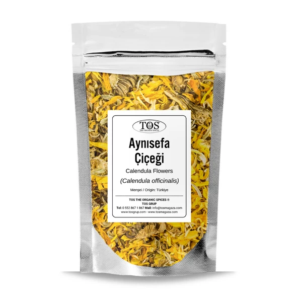 Aynısefa Çiçeği (Calendula) 500 gr (1. Kalite) Calendula officinalis