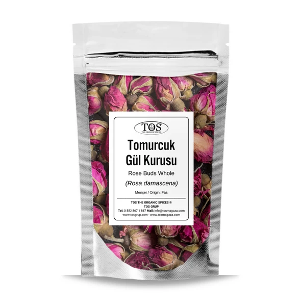 Tomurcuk Gül Kurusu 100 gr (1. Kalite) Rosa damascena