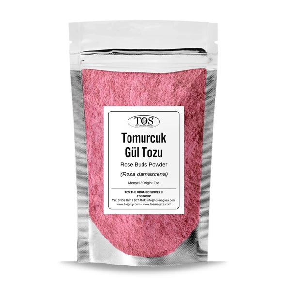 Tomurcuk Gül Tozu 500 gr (1. Kalite) Rosa damascena