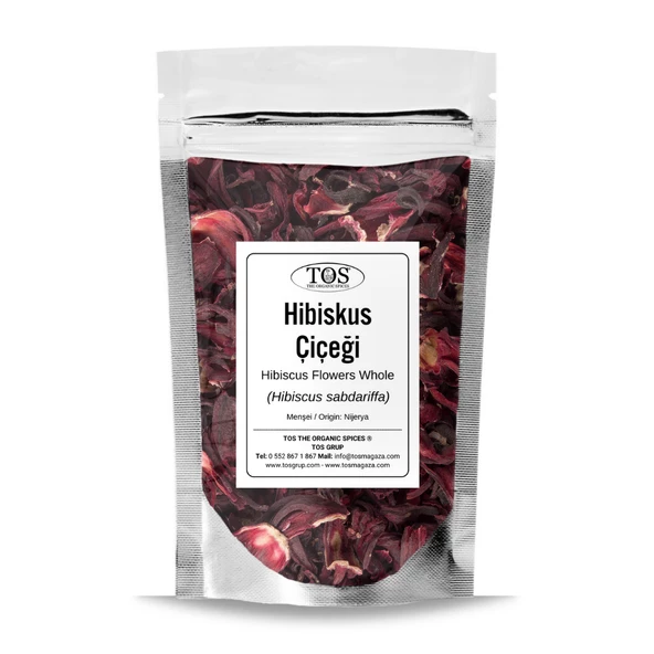 Hibiskus Çiçeği 250 gr (1. Kalite) Hibiscus sabdariffa