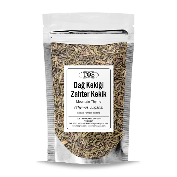 Dağ Kekiği (Zahter Kekik) 250 gr (1. Kalite) Thymus vulgaris