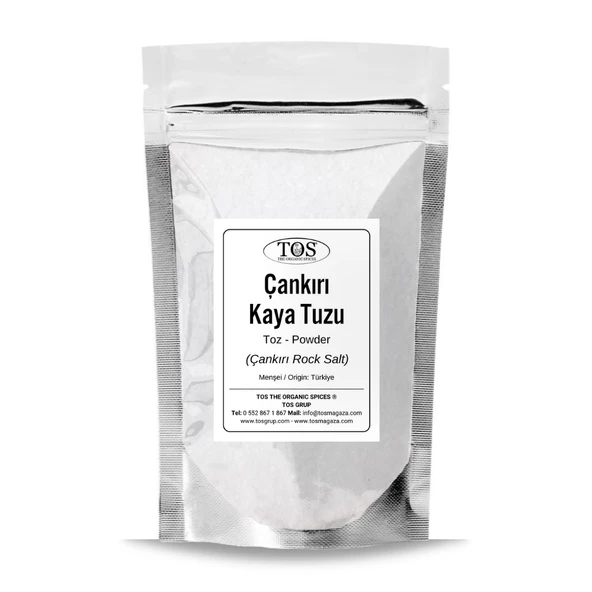 Çankırı Kaya Tuzu (Toz) 5 kg (1. Kalite) Çankırı Rock Salt (Powder)