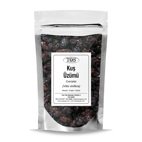 Kuş Üzümü 250 gr (1. Kalite) Vitis vinifera