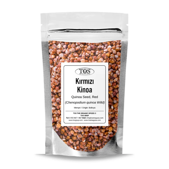 Kırmızı Kinoa 250 gr (1. Kalite) Chenopodium quinoa Willd