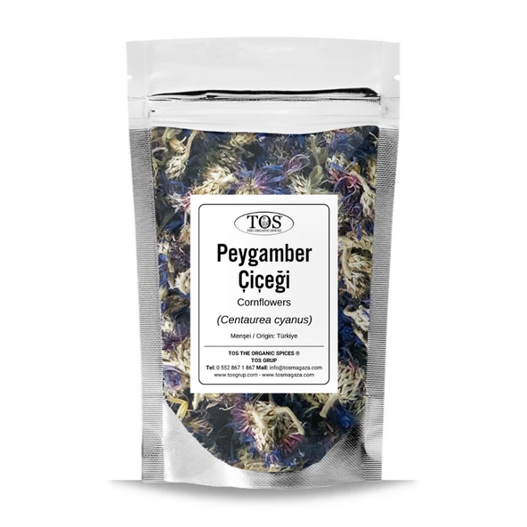 Peygamber Çiçeği (Mavi Kantaron) 50 gr (1. Kalite) Centaurea cyanus