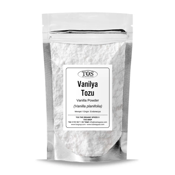 Vanilya Tozu 100 gr (1. Kalite) Vanilla planifolia