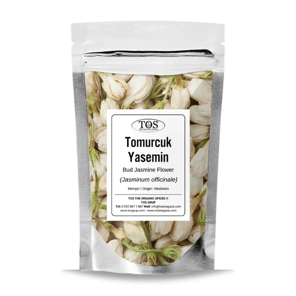 Tomurcuk Yasemin Çiçeği 50 gr (1. Kalite) Jasminum officinale