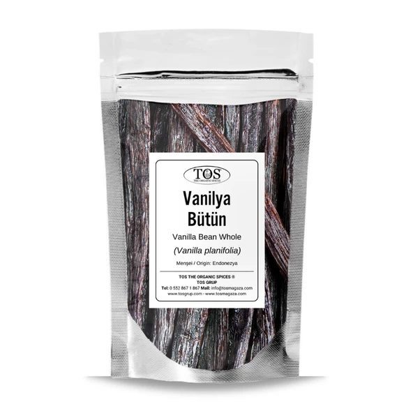 Vanilya Bütün 5 Adet (1. Kalite) Vanilla planifolia